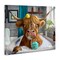 Stupell Industries Highland Cow Bubble Bath Canvas Wall Art Design by Mehu Art